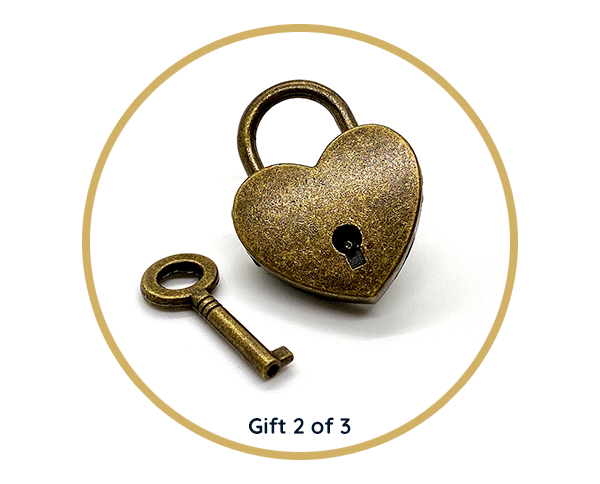 Vintage Wedding Gift Small Heart Lock/Love Lock . heart padlock . heart  shaped lock . key to my heart . gift for him