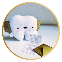 Tooth Plushie Pillow