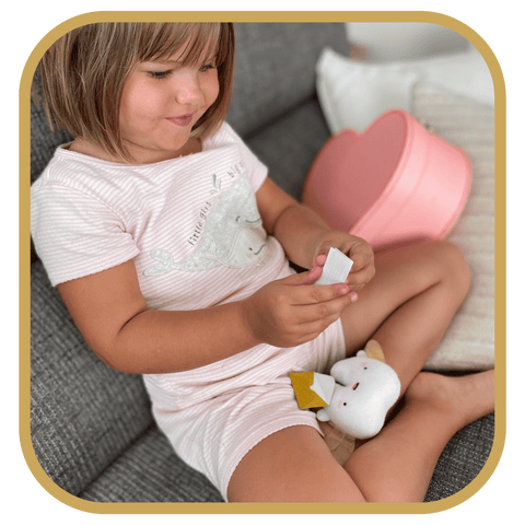 Tooth Plushie Pillow -Boo Boo Letter