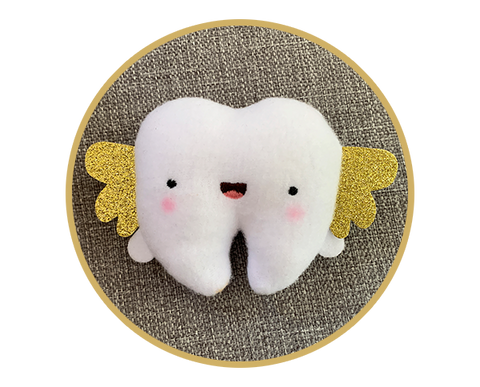 Tooth Plushie Pillow